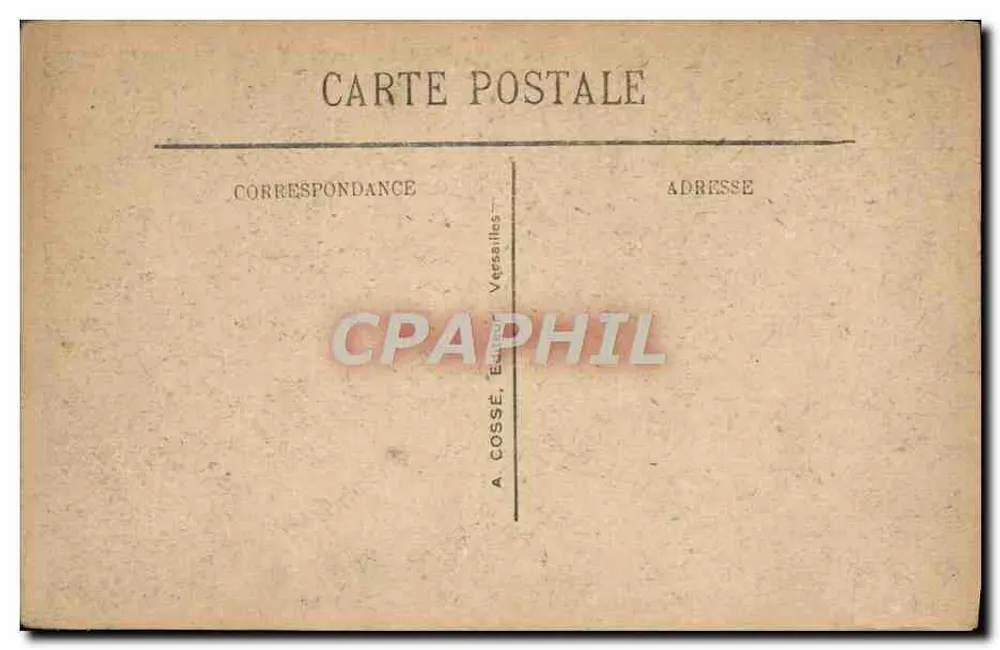 Versailles - Galeria das Batalhas — Editor A. Cosse - Verso