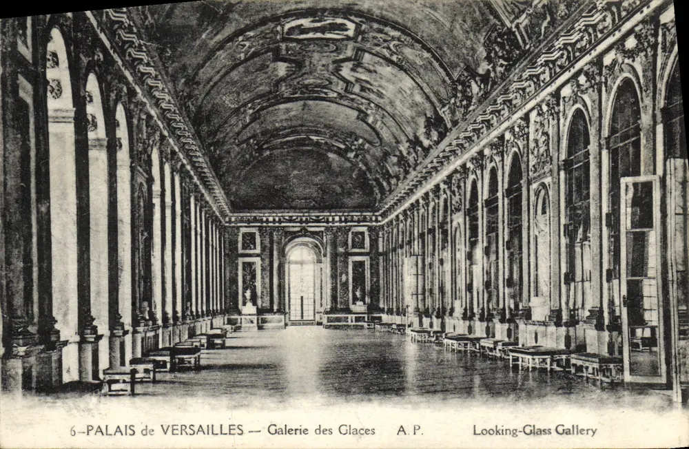 Schloss Versailles — Galerie der Spiegel — A.P. - Vorderseite