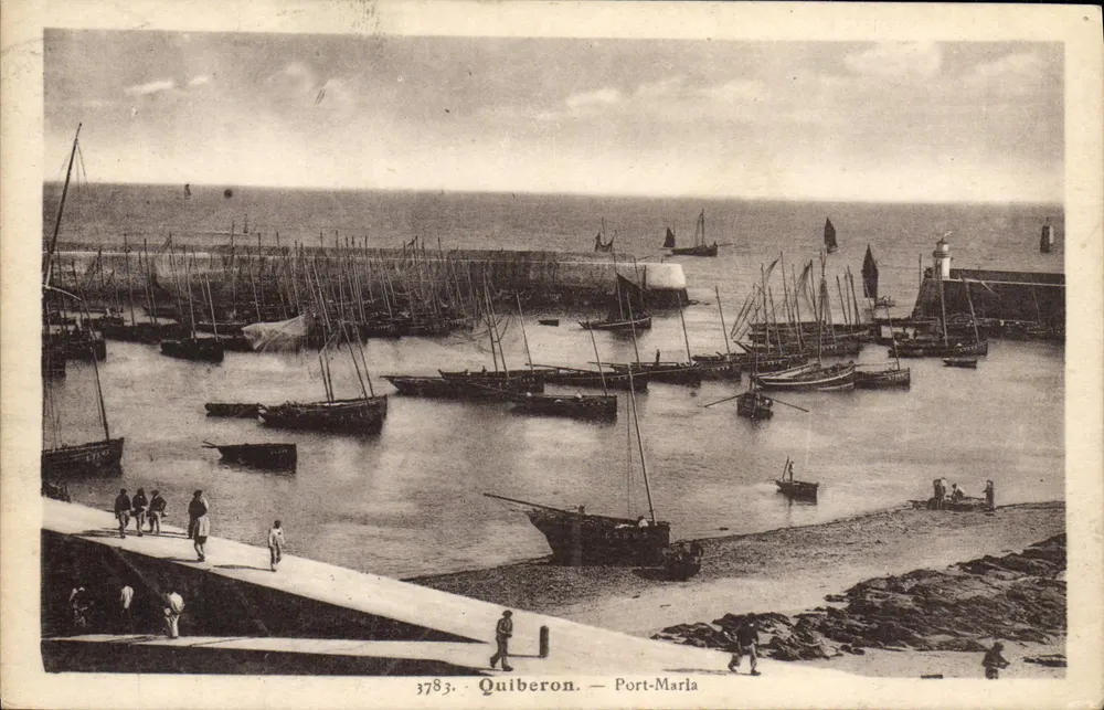 Quiberon — Port-Marla — editor desconhecido, n° 3783 - Frente