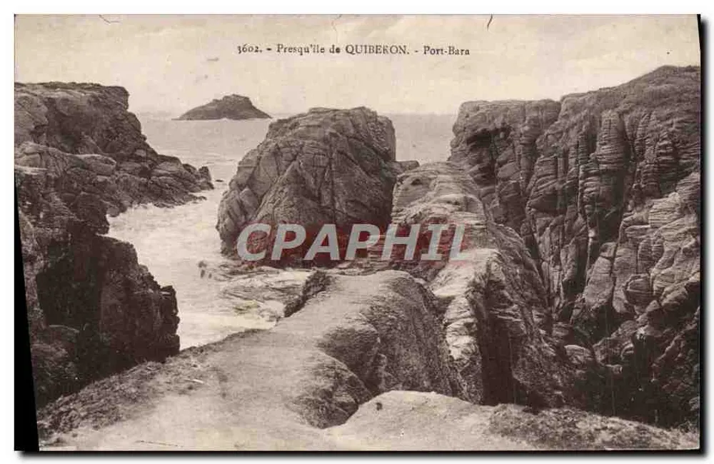Presqu'île de Quiberon — Port-Bara — n° 3602 - Frente