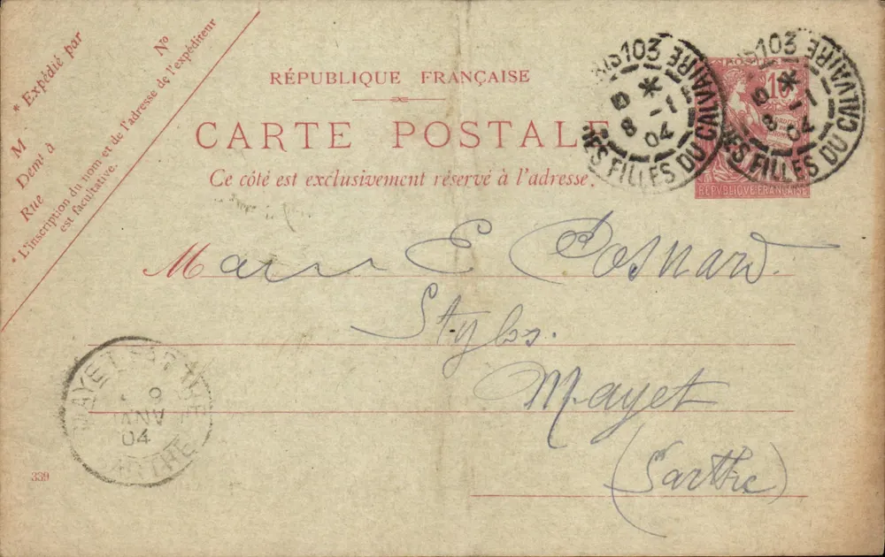 Paris — scène de rue — éditeur non visible - Frente