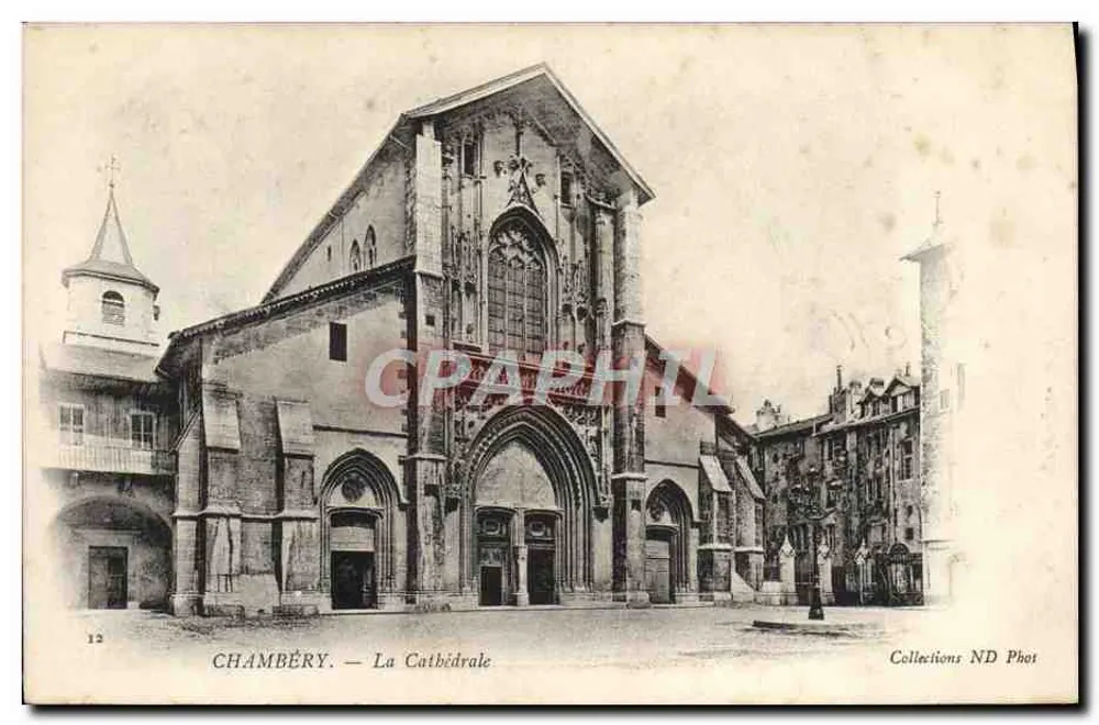 Chambéry — A Catedral — Collections ND Phot - Frente
