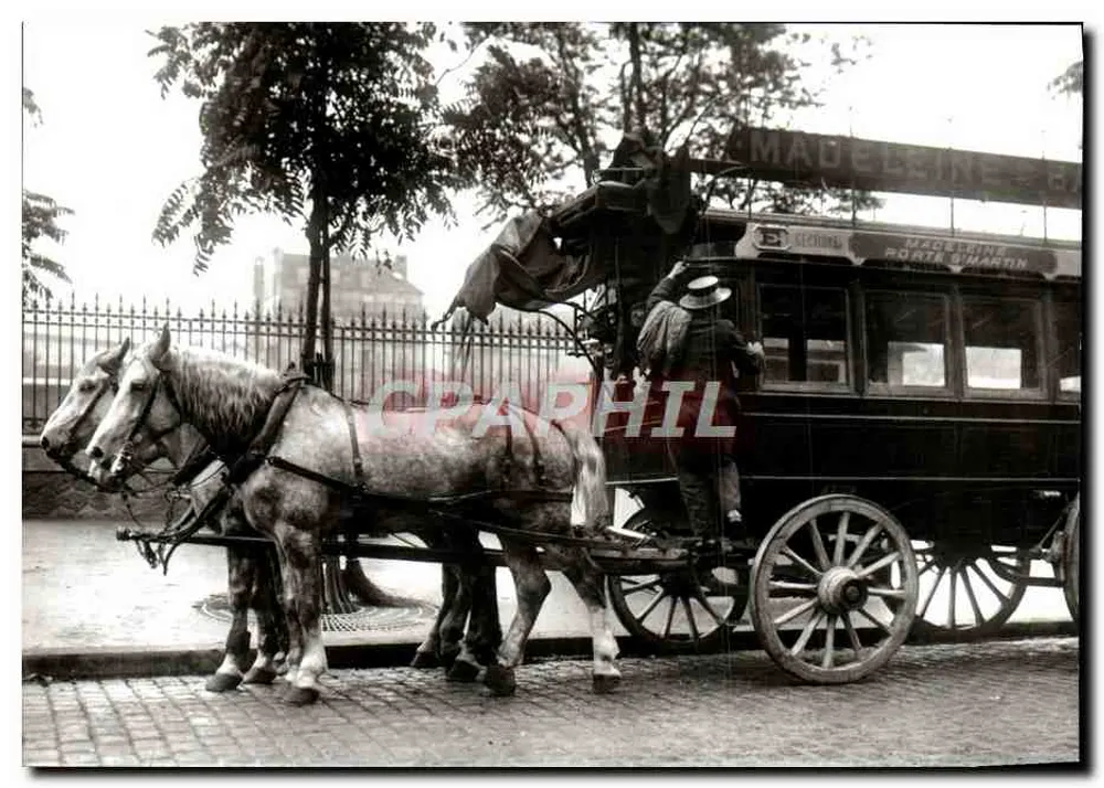 O omnibus Madeleine-Bastille — Paris 1900 — Edições J.-Jaurès - Frente