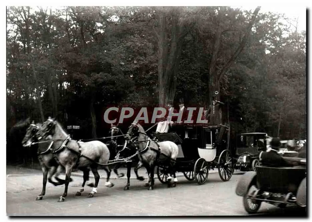 Paris 1900 — Spaziergang im Bois de Boulogne — Éditions J.-Jaures - Vorderseite