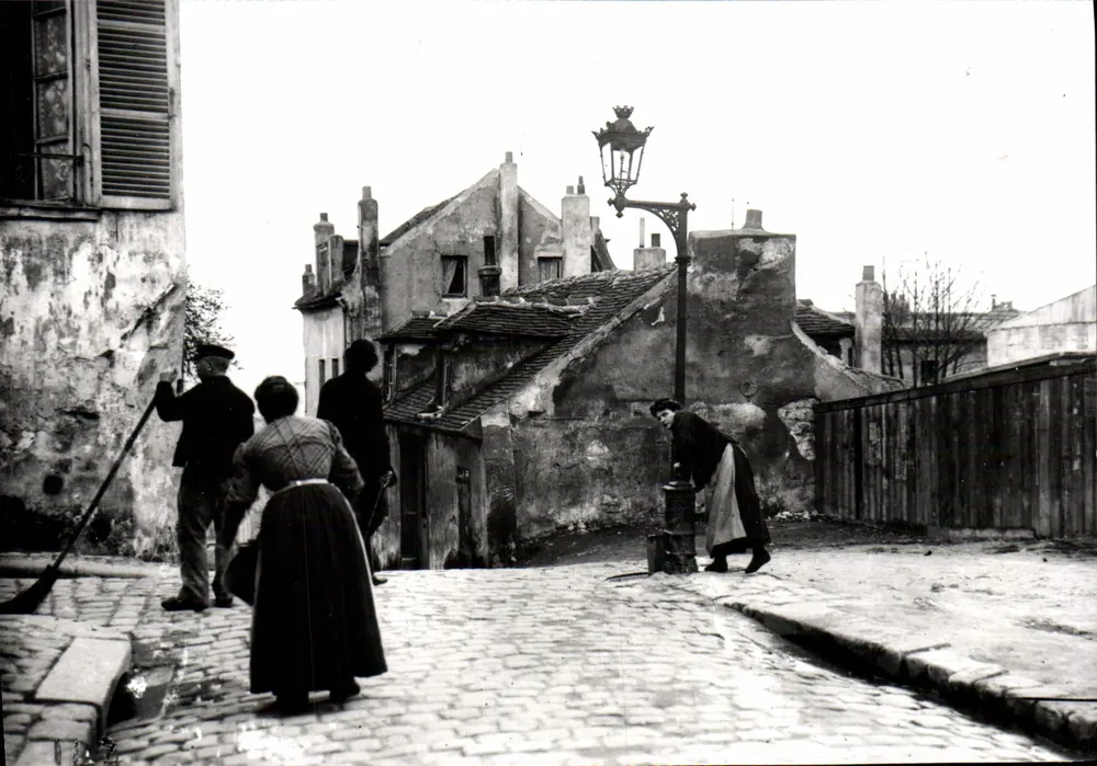 Paris 1900 — Das Haus von Mimi Pinson auf der Montmartre-Butte — Editions J.-Jaures - Vorderseite