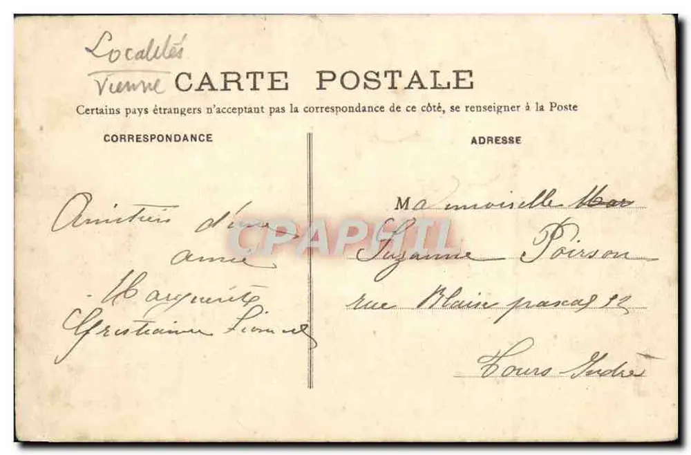 Mirebeau (Vienne) — Ogólny widok i Szpital — Wydawnictwo E. Hémard, Vienne - Rewers