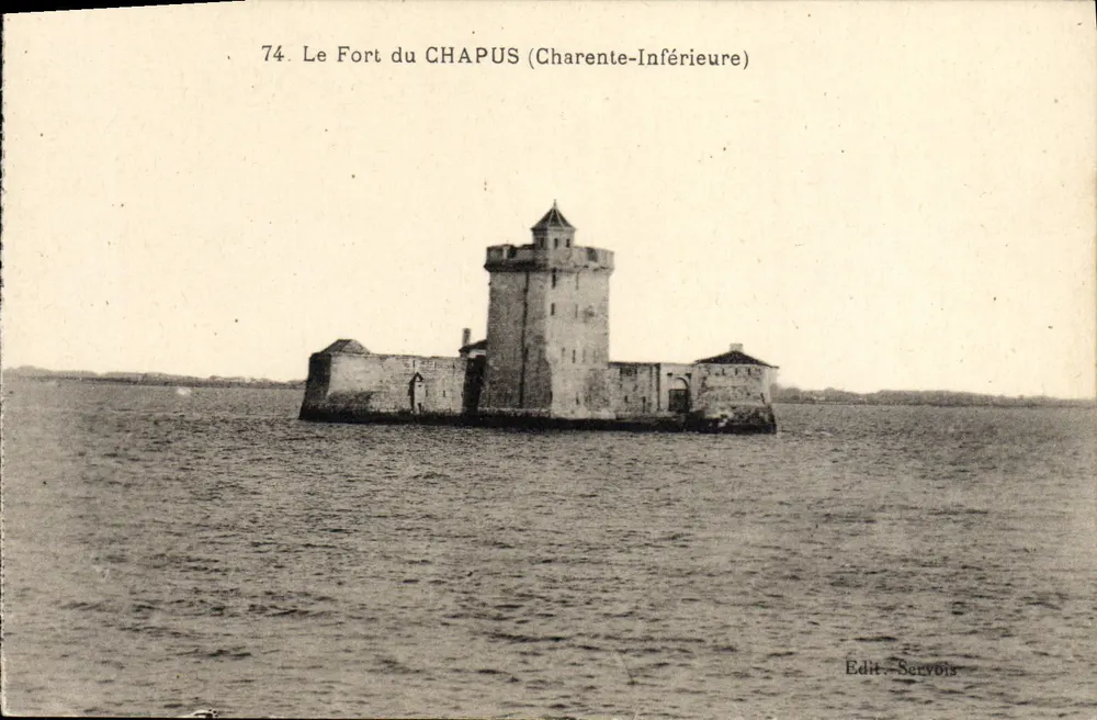 O Forte do CHAPUS (Charente-Inférieure) — editor Servois, n°74 - Frente