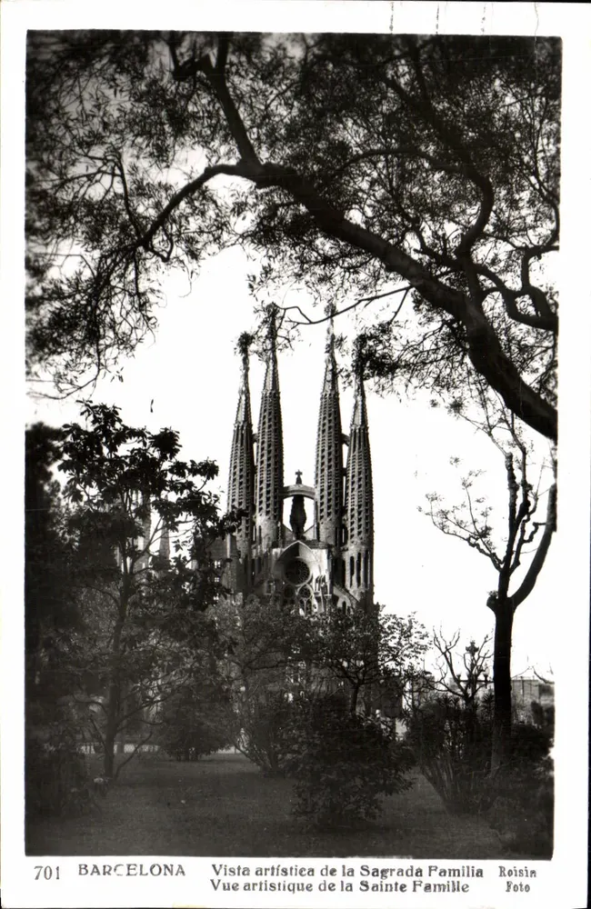 Barcelona — Künstlerische Ansicht der Sagrada Família — Roisin Foto n°701 - Vorderseite