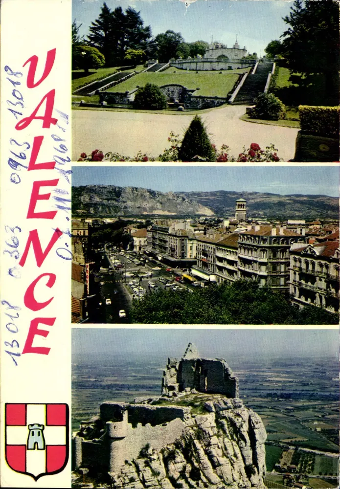 Valence — Panoramablick und Ruinen — Lumicap - Vorderseite