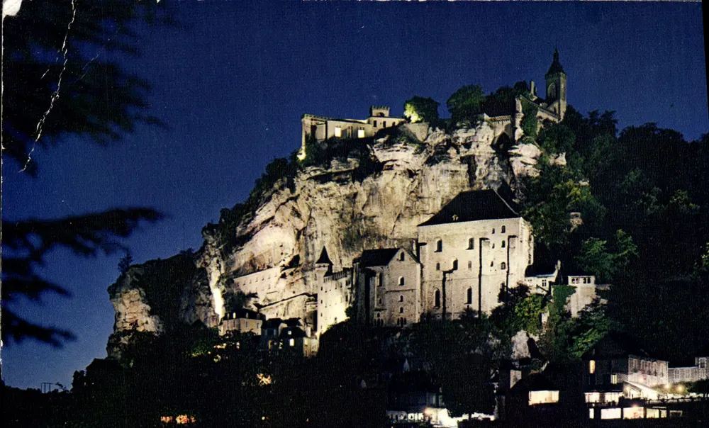 Roc-Amadour — Château médiéval sur falaise — Éditions Modernes "Théodèse", n° 23 - Recto