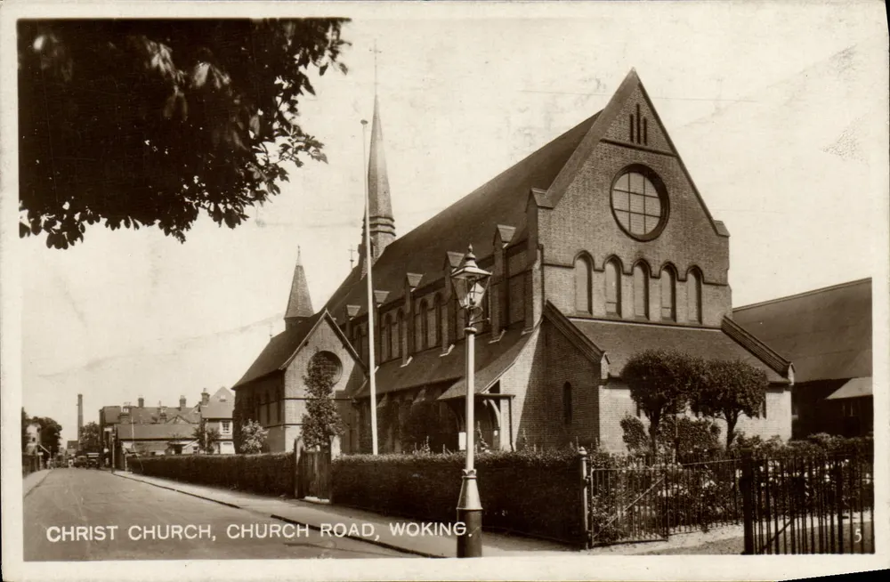 Christ Church, Church Road, Woking — unbekannter Verlag, Nr. 5 - Vorderseite
