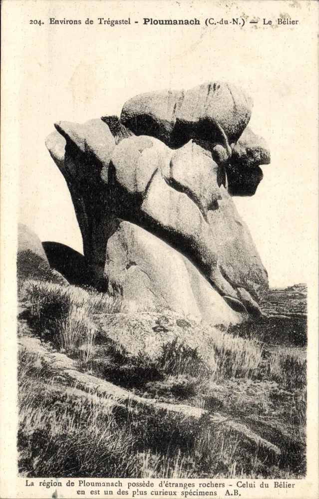 Arredores de Trégastel - Ploumanach (Côtes-du-Nord) - Le Bélier - Frente