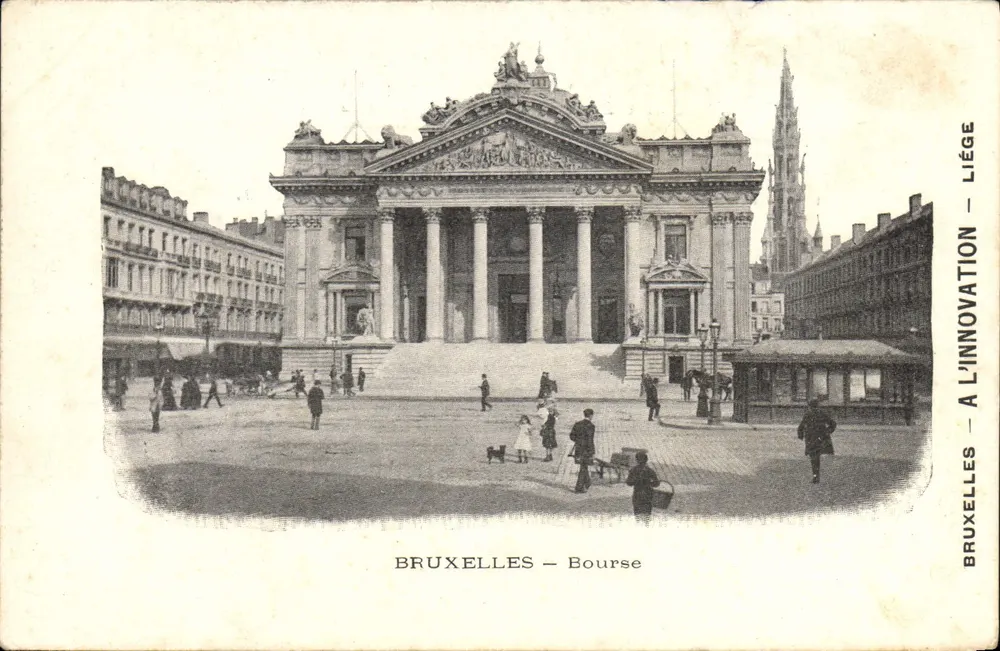 Bruxelas - Bolsa — editor anônimo, série não identificada - Frente