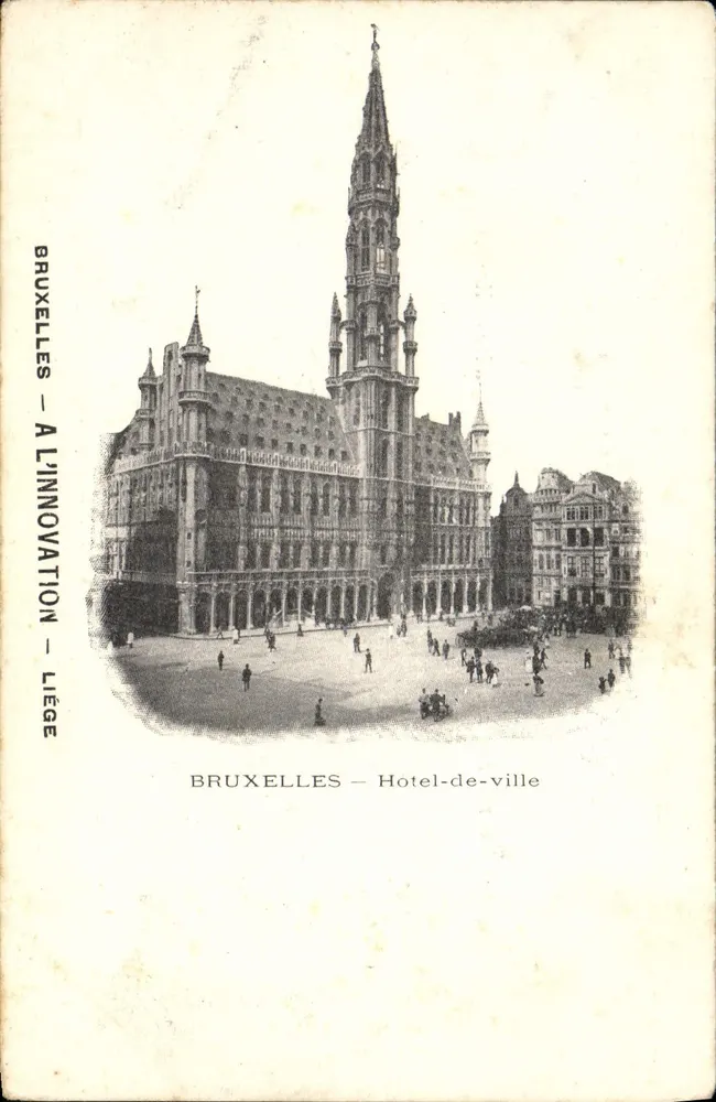 Bruxelas — Hotel-de-ville — A l'Innovation — Liège - Frente