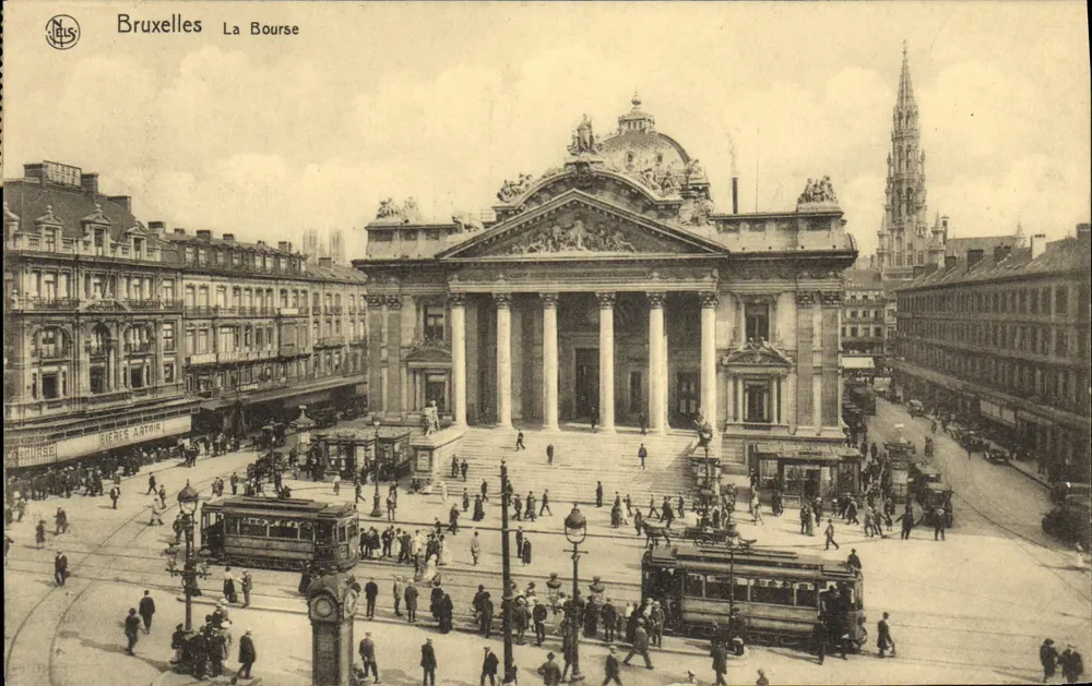 Bruxelas — A Bolsa — editor NELLS, série 14 - Frente
