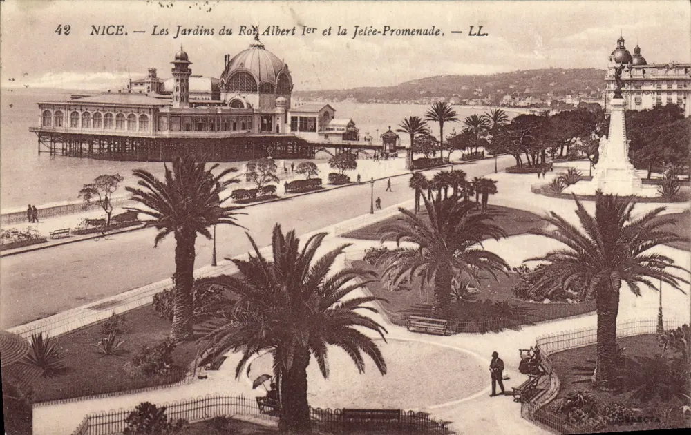 Nizza — Die Gärten des Königs Albert I. und die Jelly-Promenade — LL. - Vorderseite