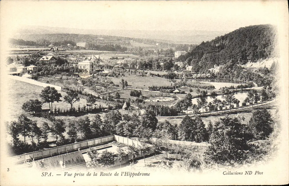 Spa — Ansicht vom Hippodromweg — Collections ND Phot - Vorderseite