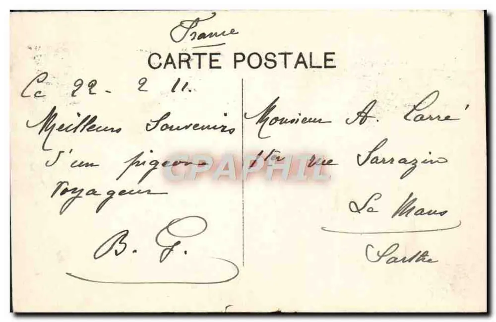 Bruxelas - Porta de Hal — editor não visível, número de série não legível - Verso