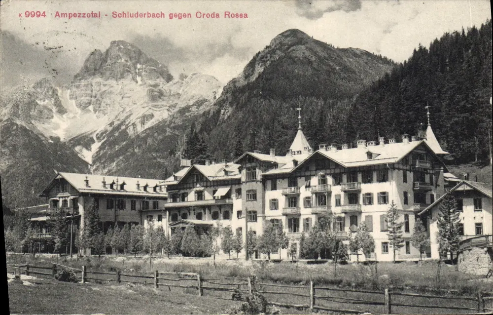 Ampezzotal - Sohluderbach gegenüber Croda Rossa — Fotografie-Ausgabe Nr., Zibinow - Vorderseite