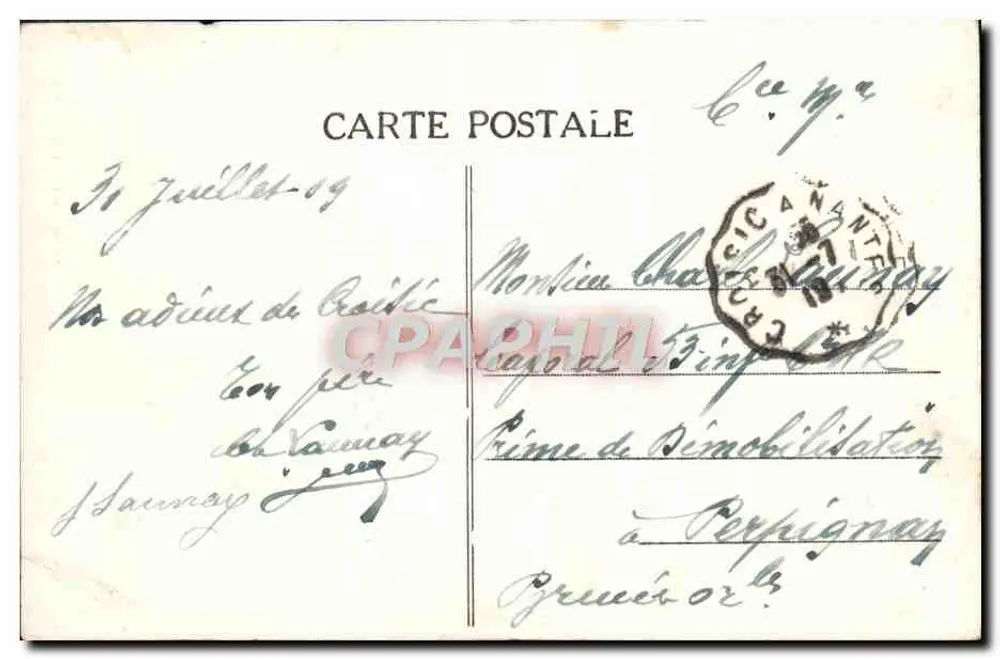 Le Croisic (Loire-Inf.) — Molo — Zbiór F. Chapeau, Nantes - Rewers