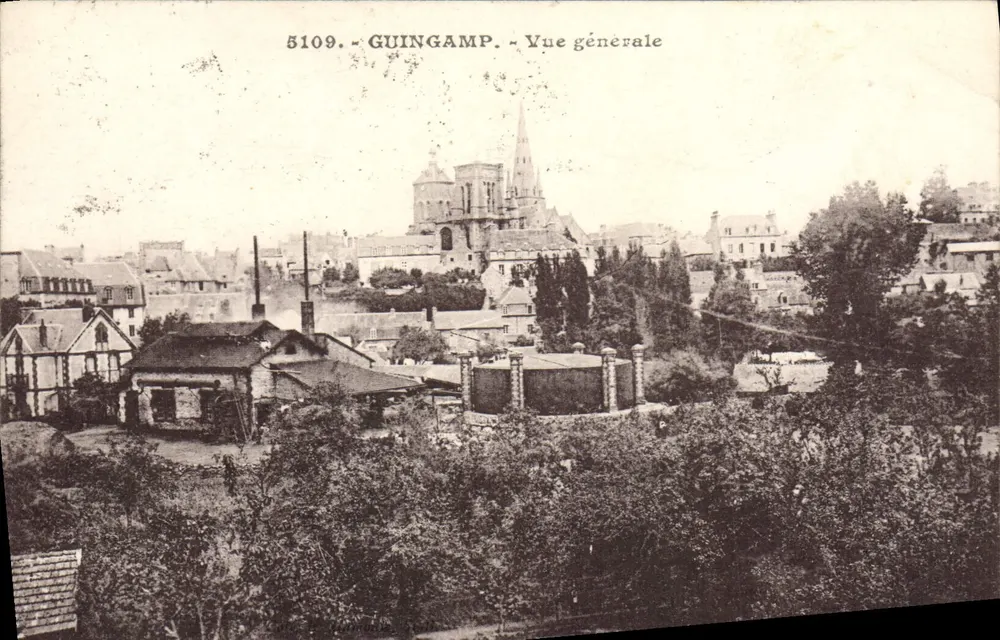 Guingamp — Vue générale — Éditeur anonyme, n° 5109 - Frente