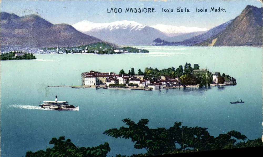 Lago Maggiore — Ilha Bella, Ilha Madre — editor Lauf Gräzoni fu Luigi, n° 5689 - Frente