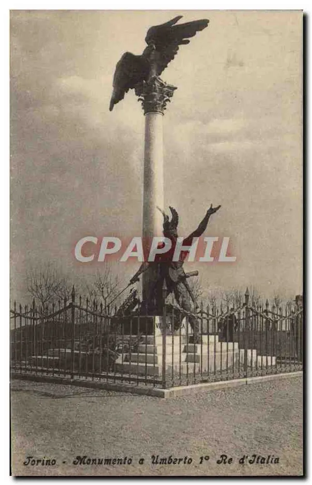 Turin - Denkmal für Umberto I., König von Italien — Verleger G. C. Torino, Nr. 17083 - Vorderseite