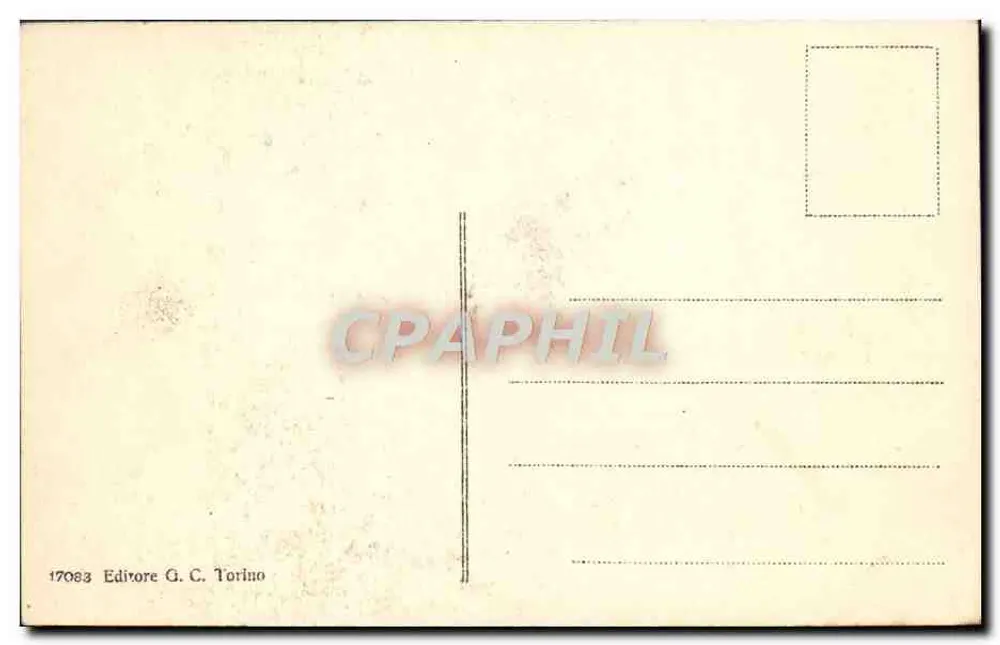 Turin - Denkmal für Umberto I., König von Italien — Verleger G. C. Torino, Nr. 17083 - Rückseite