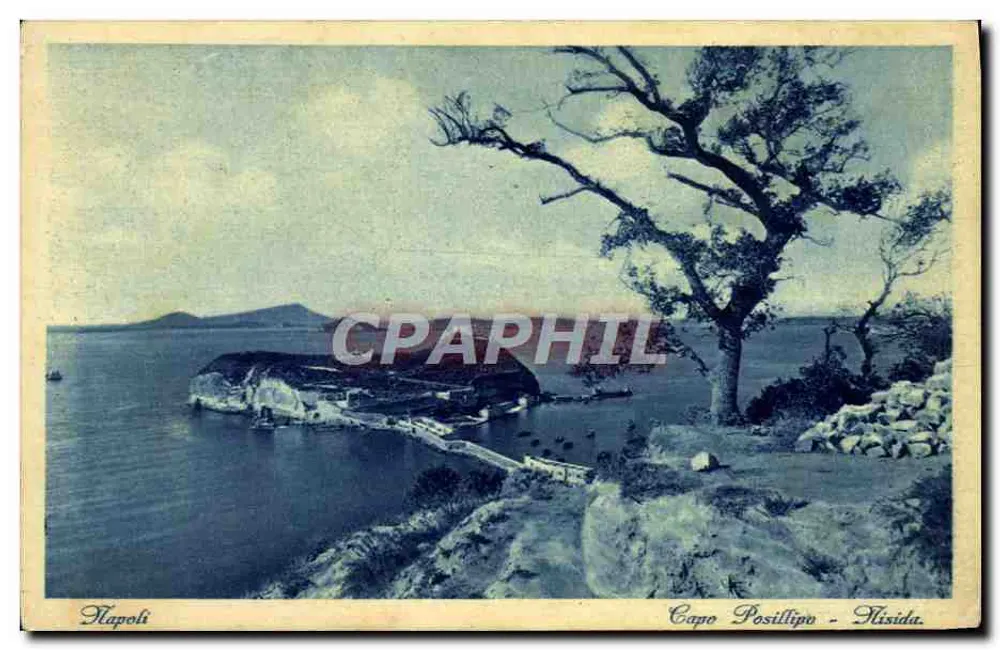 Capo Posillipo - Misida — vista panorâmica — editor V. Carcavallo, Nápoles - Frente