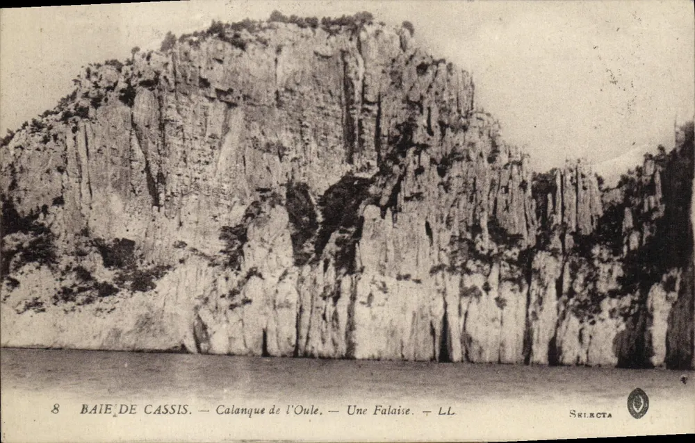 Bucht von Cassis — Calanque de l'Oule — Ein Felsen — Sélecta - Vorderseite