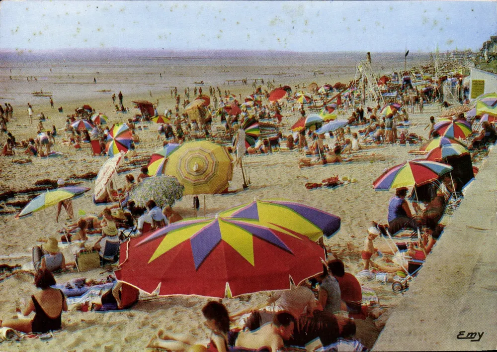 Carolles-Plage (Manche) — A praia — Edições Normandas LE GOUBEY, CAEN - Frente