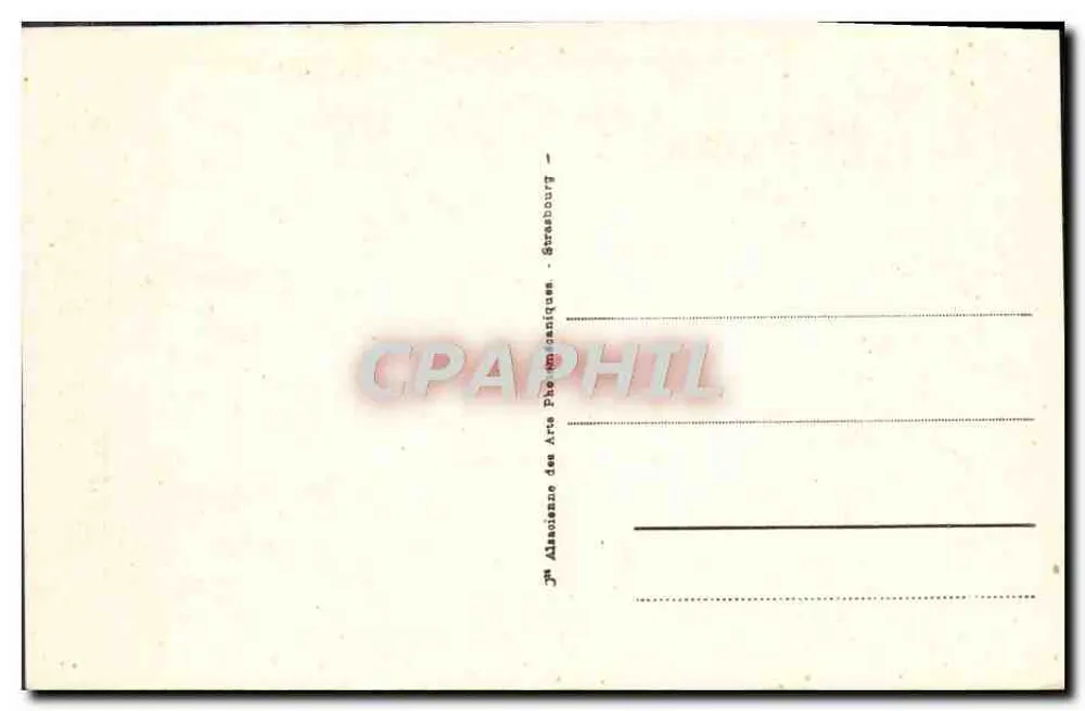 CAYEUX-sur-MER — Das Meer an einem stürmischen Tag — Serie 5004, Verlag Alinéa - Rückseite