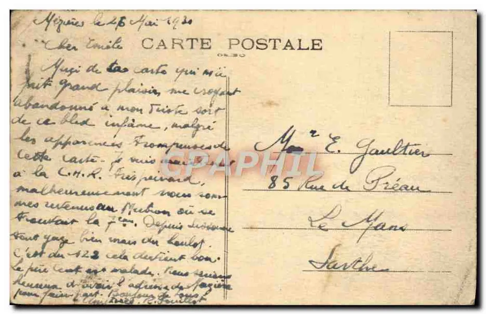 Tal der Meuse — Roches des 4 Fils Aymon — Château-Regnault — P. 899 — Verlag: G. Fournier & Monnier - Rückseite