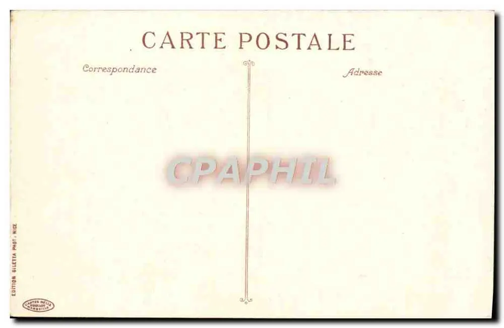 CANNES - Vista geral - O Cours. - Verso