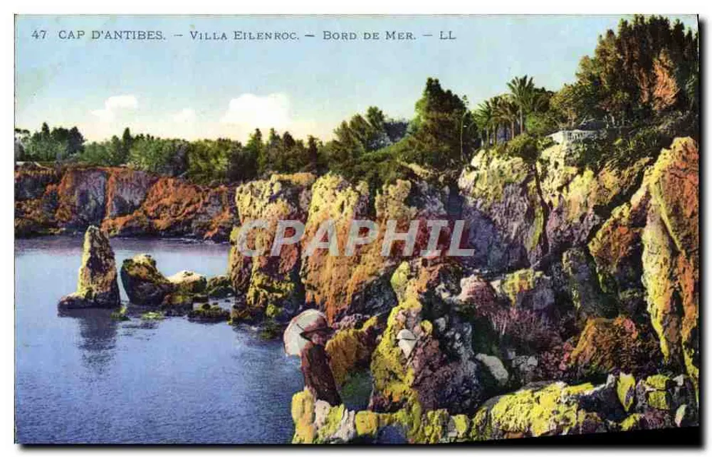 Cap d'Antibes — Villa Eilenroc — Bord de Mer — LL - Frente