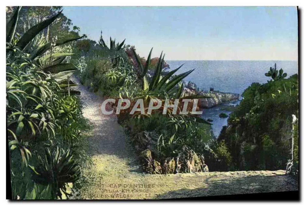 Cap d'Antibes — Villa Ephrussi de Rothschild — editor LL - Frente
