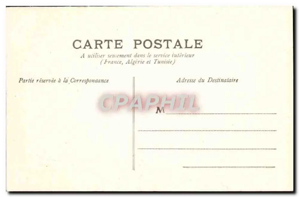 Coulommiers - Os Capuchinhos — Fototipia de Rep & Filtièrte, em Château Thierry - Verso