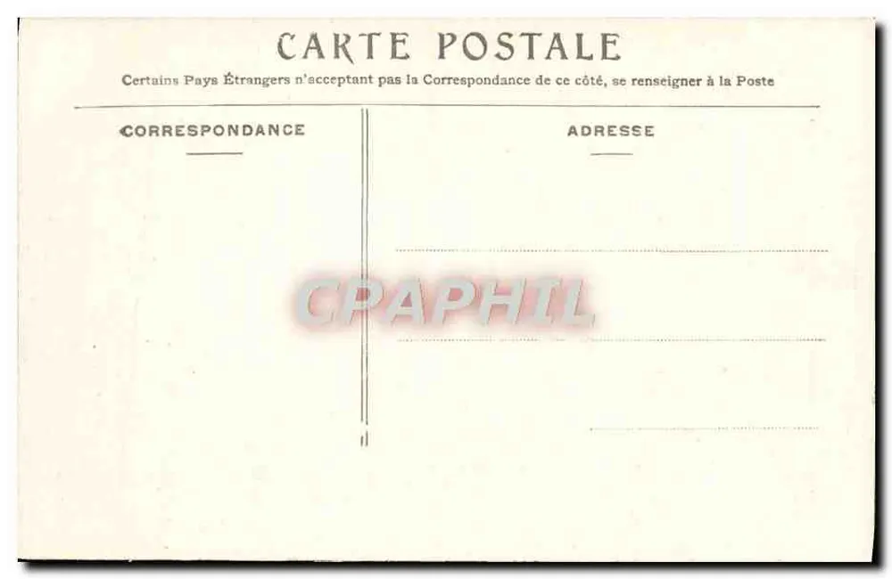 Cap d'Antibes — Rochers d'Eilenroc — Verlag: C. P. G. (n° 301) - Rückseite