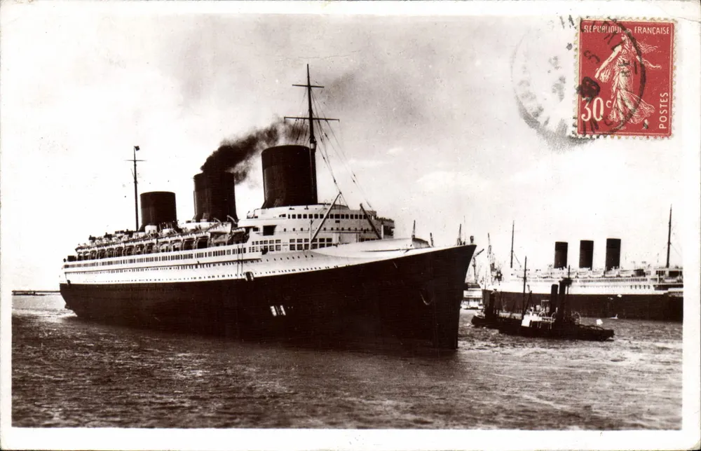 Das Schiff Normandie — Cie Générale Transatlantique — Edition La Gzoone - Vorderseite
