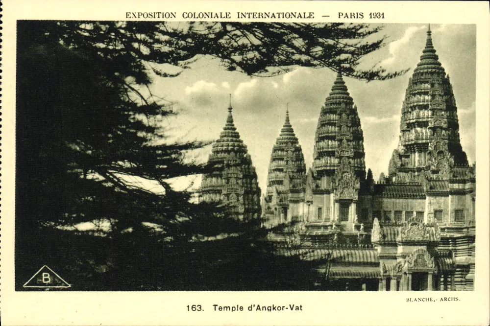 Tempel von Angkor-Vat — Internationale Kolonialausstellung — Paris 1931 — Blanche, Archs. n° 163 - Vorderseite