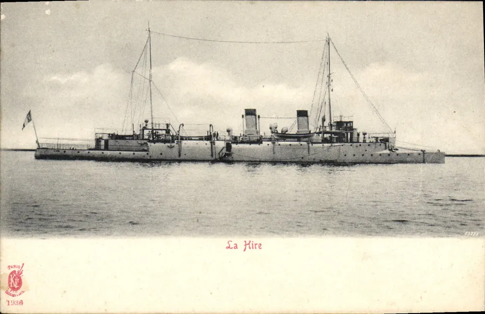 La Hire — Navio de guerra francês — Paris, 1936 - Frente