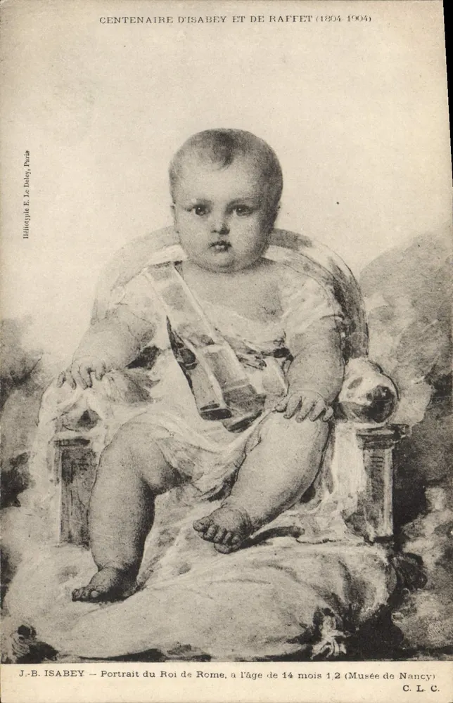 Porträt des Königs von Rom — J.-B. Isabey — Musée de Nancy — Bibliotype E. Le Dabey, Paris - Vorderseite