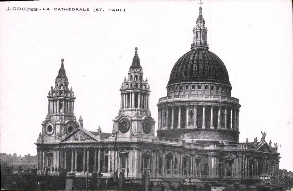 Londres - A Catedral (St. Paul) - Frente