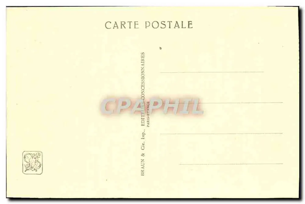 Hauptpalast Italiens — Internationale Kolonialausstellung — Paris 1931 — Brasini, Arch. - Rückseite