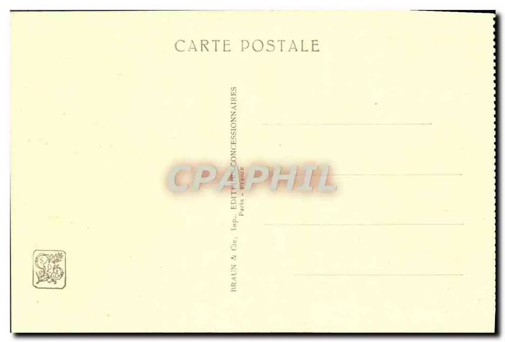 Internationale Kolonialausstellung — Paris 1931 — Große Avenue der Kolonien — Verlag Braun & Cie, Nr. 247 - Rückseite