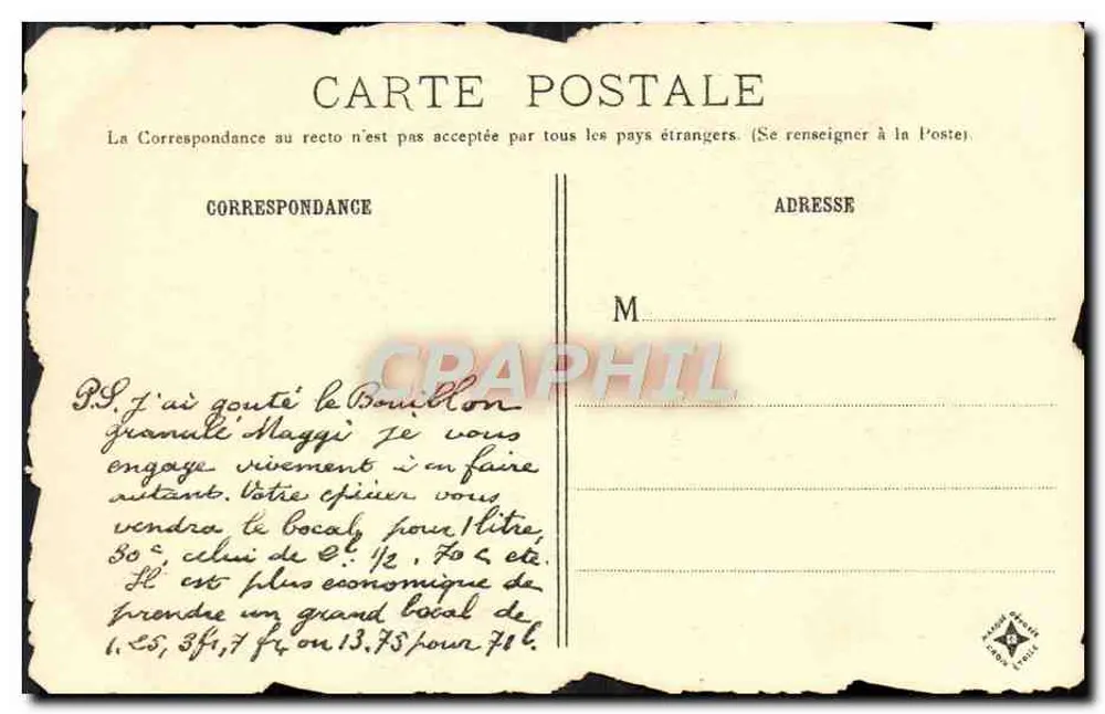 Vieux Paris — L'Hôtel de Lavallière — Rue St-Jacques — Éditeur et Banette, Paris — n°8 - Rückseite