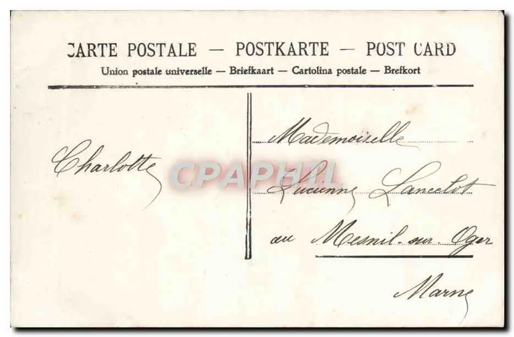 Lächelnde junge Frau — Blumendekor — anonymer Verleger, n° 4501 - Rückseite