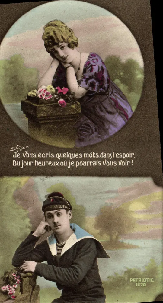 Ich schreibe Ihnen einige Worte in der Hoffnung — Patriotic 1270 — Verlag Patriotic - Vorderseite