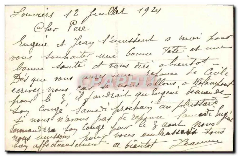 Criança à mesa — estúdio — S.A. 4922 - Verso