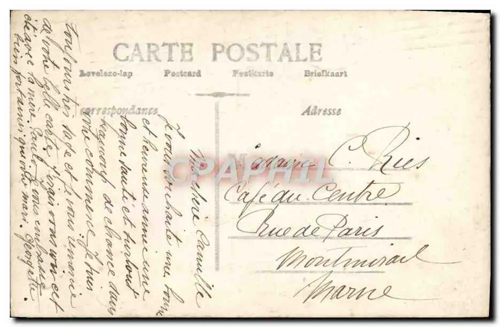 Menina sorridente — 'Ano Feliz' — J.C. PARIS n°418 - Verso